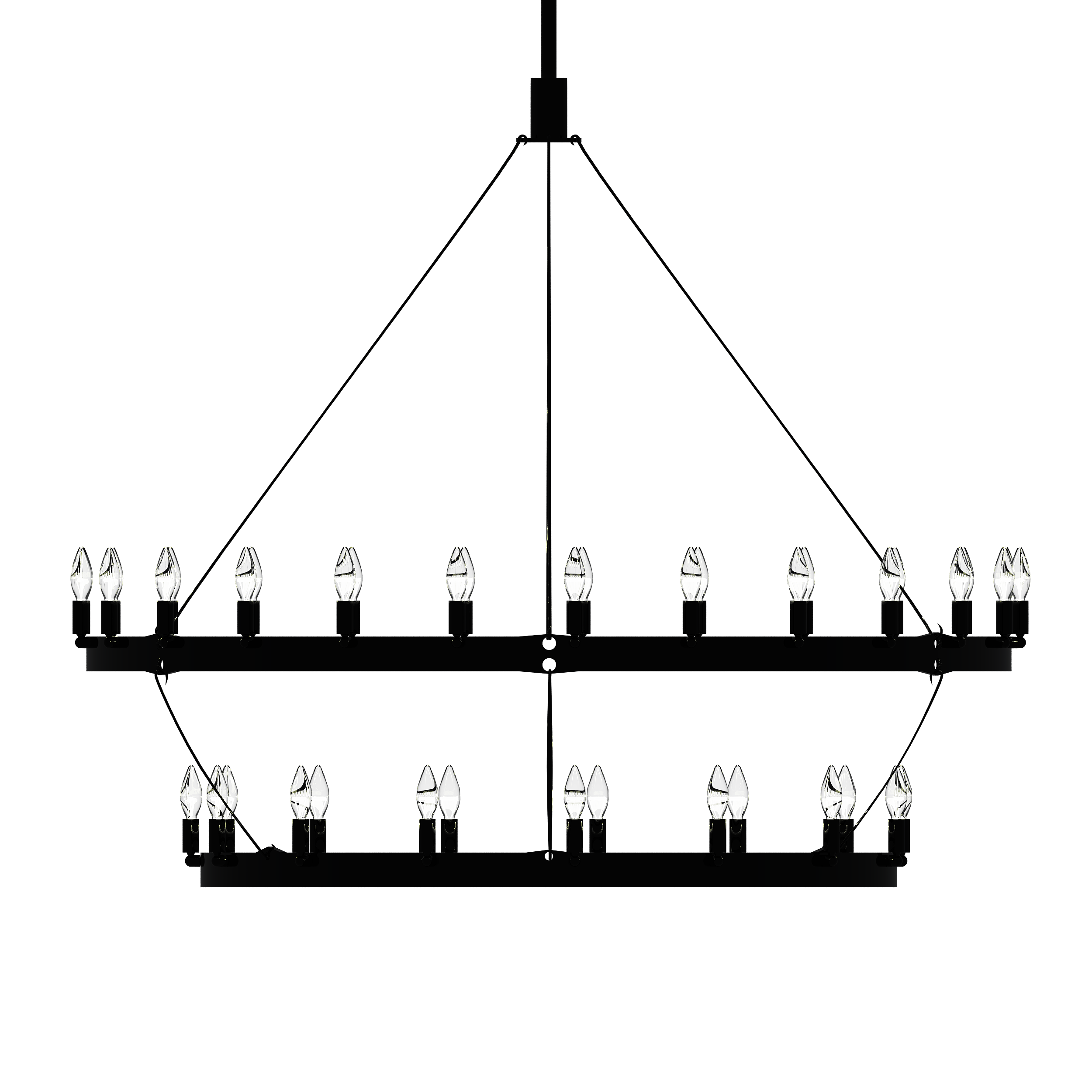 Obsidian Grand Tier Chandelier
